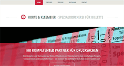 Desktop Screenshot of korte-kleemeier.de
